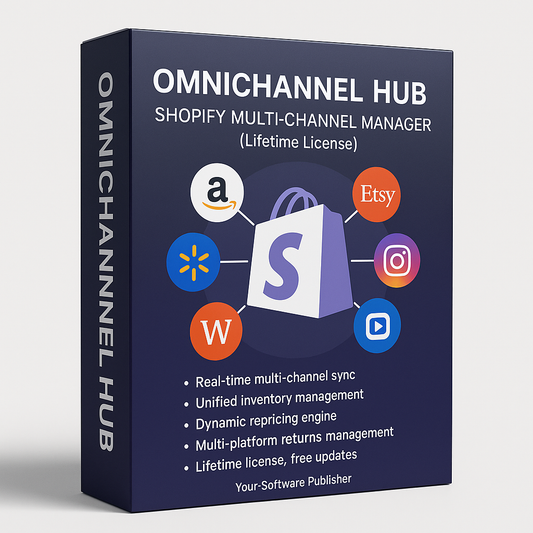 OmniChannel Hub — Shopify Multi-Channel Manager (Lifetime License)