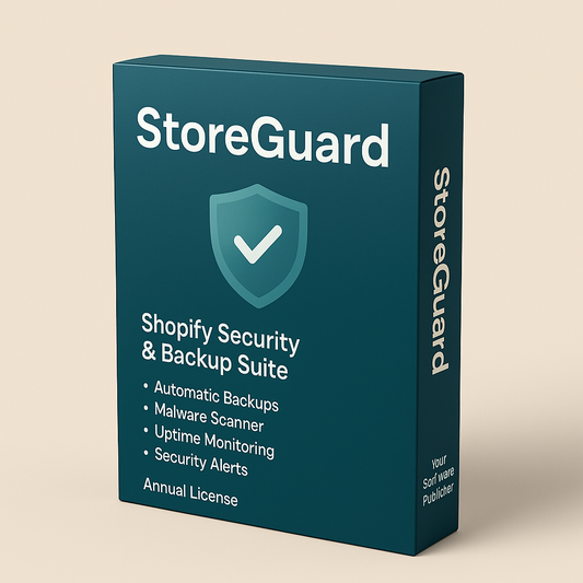 StoreGuard — Shopify Security & Backup Suite (Annual License)